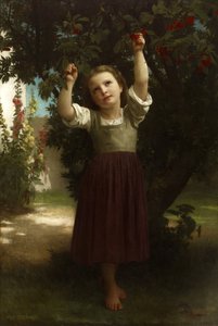 Der Kirschpflücker von William-Adolphe Bouguereau