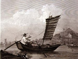 Wirtschaftlichkeit von Zeit und Arbeit, veranschaulicht an einem chinesischen Wasserträger, gestochen von Thomas Medland, veröffentlicht von G. Nicol von William (after) Alexander