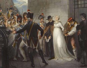 Marie-Antoinette verlässt die Conciergerie am 16. Oktober von William (after) Hamilton