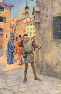 Shakespeares Romeo und Julia: Akt I, Szene II von William (after) Hatherell