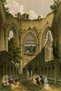 Howden Abbey, das Kapitelhaus, aus 