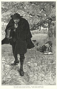 Der Traum von Eugene Aram (Gravur) von William (after) Small