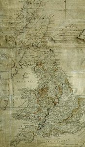 Karte der Schichten in England, Wales und einem Teil von Schottland, graviert von John Cary, ca. 1802-3 von William (after) Smith