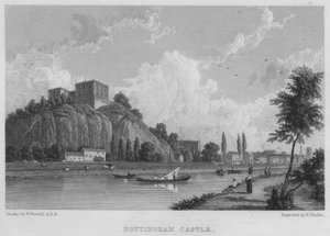 Nottingham Castle von William (after) Westall