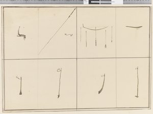 Seite 36 Einheimische Waffen. Unsigned, untitled and undated