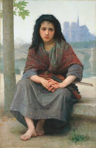Die Heimatlose, 1890 von William Adolphe Bouguereau