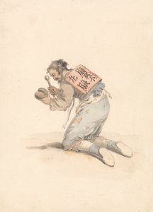 Ein chinesischer Bettler von William Alexander