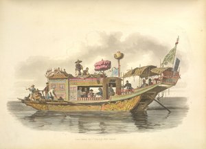 Das Reisende Boot eines Mandarins