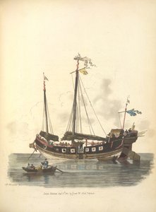 Ein Kriegsschiff von William Alexander