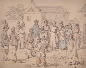 Gruppe von Chinesen von William Alexander