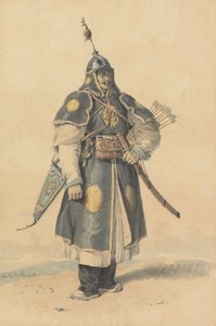 Porträt eines chinesischen Soldaten von William Alexander