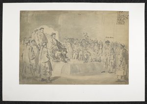 Macartneys erstes Treffen mit Qianlong von William Alexander