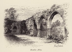 Beaulieu-Abtei (Stich) von William Alexander Ansted