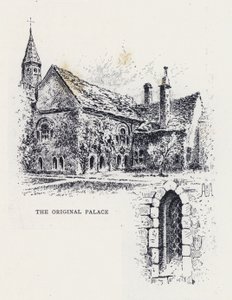 Der ursprüngliche Palast (Stich) von William Alexander Ansted