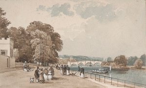 Richmond Bridge von William Alfred Delamotte