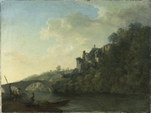 Lismore Castle von Westen von William Ashford