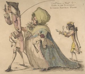 Long Thomas und Mad-le G-d gehen zum Pantheon in ihren natürlichen Masken