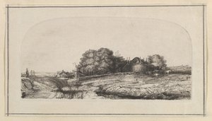 Landschaft mit einer Heuscheune und einer Schafherde Kopie, 1750-1810 von William Baillie