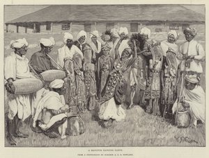 Eine Manipur-Tanzgruppe von William Barnes Wollen