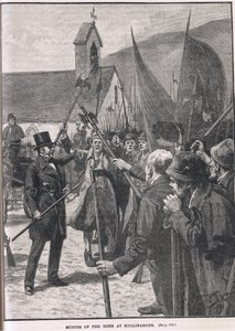 Aufgebot der Iren in Mullinahone, Illustration aus Cassell