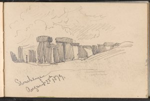 Stonehenge, 25. August 1879 von William Barnes Wollen