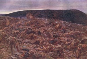 Das Imperial Light Horse am Waggon Hill, 6. Januar 1900, Illustration aus Cassells Geschichte Englands, 1900er Jahre von William Barnes Wollen