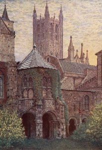 Das Baptisterium, Kathedrale von Canterbury von William Biscombe Gardner
