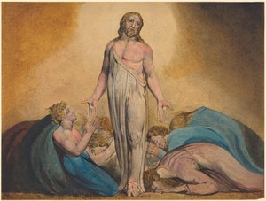 Christus erscheint seinen Jüngern nach der Auferstehung von William Blake