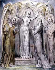 Christus kehrt zu seiner Mutter zurück, Illustration aus 