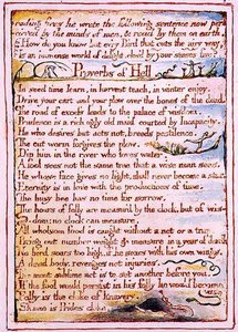 "Corroding fires he wrote the following...", Text aus 
