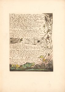 Europa. Eine Prophezeiung, Tafel 14, Und die Wolken und Feuer... (Bentley 15) von William Blake