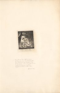 Für die Geschlechter - Die Tore des Paradieses, Tafel 3, Ich fand ihn unter einem Baum von William Blake
