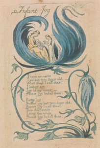 Lieder der Unschuld und Erfahrung, Platte 28, "Kindesfreude" (Bentley 25) von William Blake