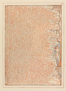 Jerusalem, Tafel 49, Die geheimen Verstecke von Albion.... von William Blake