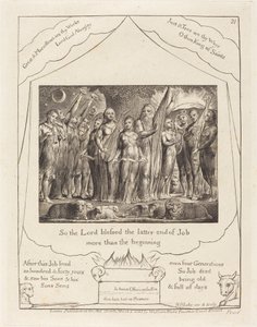 Hiob und seine Frau wiederhergestellt zum Wohlstand, 1825