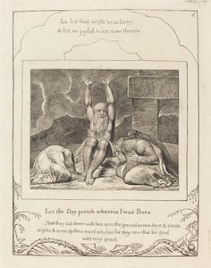 Hiobs Verzweiflung von William Blake