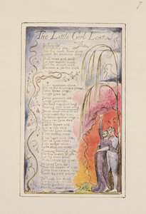 Die kleine verlorene Mädchen: Platte 35 aus Songs of Innocence and of Experience (Kopie R) ca. 1802-08