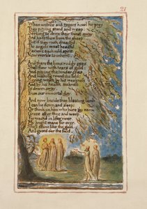 Nacht (Fortsetzung): Platte 21 aus Songs of Innocence and of Experience (Kopie AA) ca. 1815-26