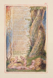 Das gefundene kleine Mädchen (Fortsetzung): Platte 36 aus Songs of Innocence and of Experience (Kopie AA) ca. 1815-26