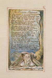 Der menschliche Abstrakt: Platte 47 aus Songs of Innocence and of Experience (Kopie AA) ca. 1815-26