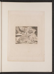 Satan schlägt Hiob mit Geschwüren von William Blake
