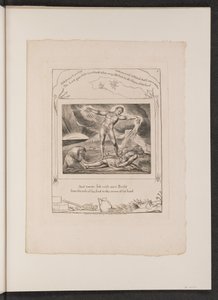 Satan schlägt Hiob mit Geschwüren, 1825