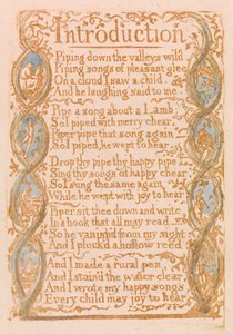 Lieder der Unschuld, Tafel 3, Einleitung (Bentley 4)