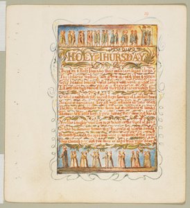 Lieder der Unschuld und Erfahrung: Heiliger Donnerstag, ca. 1815
