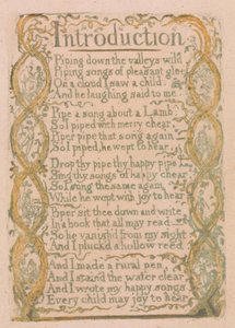 Lieder der Unschuld und Erfahrung, Tafel 3, Einleitung (Bentley 4)
