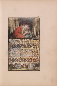 Lieder der Unschuld und der Erfahrung, Tafel 43, Der kleine Vagabund (Bentley 45) von William Blake