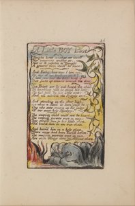 Lieder der Unschuld und der Erfahrung, Tafel 46, Ein kleiner Junge verloren (Bentley 50)