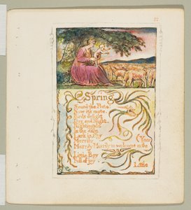 Lieder der Unschuld und der Erfahrung: Frühling, ca. 1825
