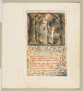 Lieder der Unschuld und der Erfahrung: Der kleine Junge gefunden, ca. 1825