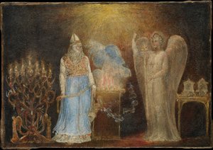 Der Engel erscheint Zacharias von William Blake